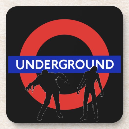 Onderzetters van Zombie Underground Cork (Voorkant)