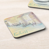 Onderzetters "Venice Waterverf Sketch " (Linkerzijde)