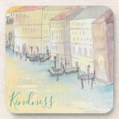 Onderzetters "Venice Waterverf Sketch " (Voorkant)
