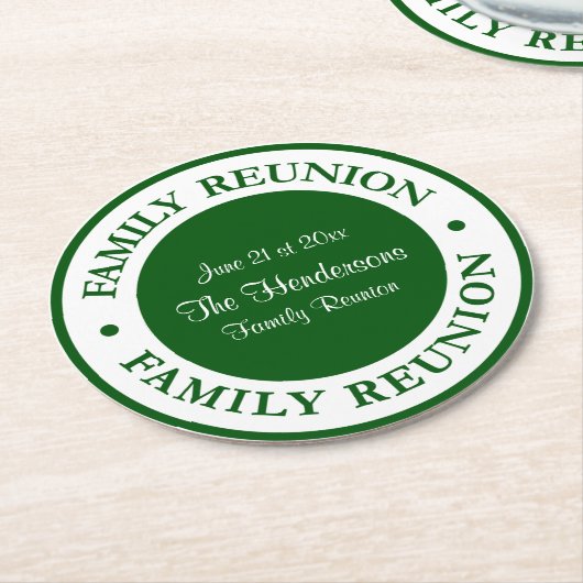 Onderzetters voor aangepaste gezinshereniging (Gebogen)