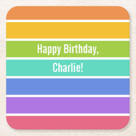 Onderzetters voor aangepaste regenboogkleuren