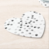 Onderzetters voor afdrukken verven voor Hondenlief (Gekanteld)