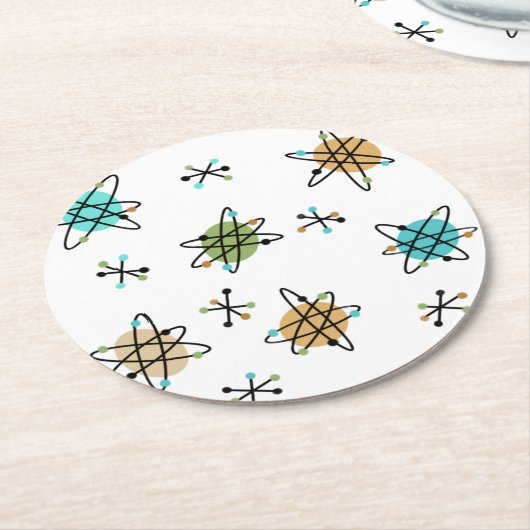 Onderzetters voor atoompapier uit de middeleeuwen (Gebogen)