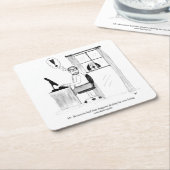 Onderzetters voor Cartoon in gag (Schuin)