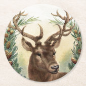 Onderzetters voor Deer Head Holiday (Voorkant)