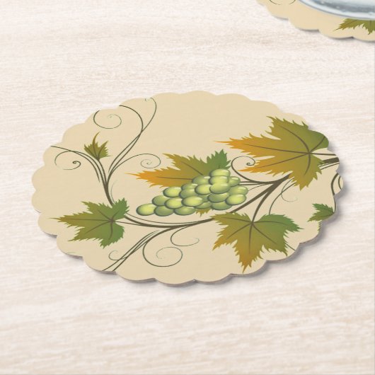 Onderzetters voor druivenpapier (Gekanteld)