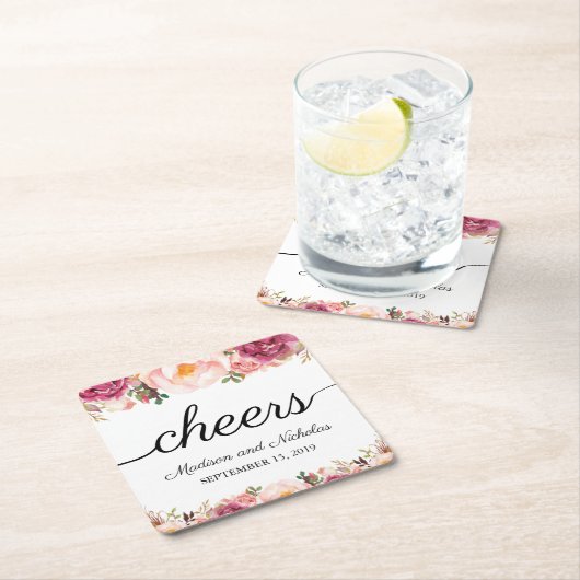 Onderzetters voor echt roze bruinbruistabels (Insitu)