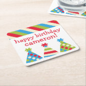 Onderzetters voor gepersonaliseerd papier voor par (Schuin)