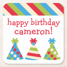 Onderzetters voor gepersonaliseerd papier voor par