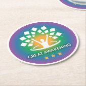 onderzetters voor 'geweldig wakker worden' (Gebogen)