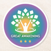 onderzetters voor 'geweldig wakker worden' (Voorkant)