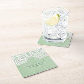 Onderzetters voor groen elastisch papier (Insitu)