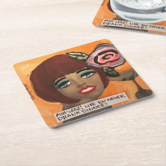 onderzetters voor herbruikbaar papier - (Schuin)