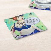 onderzetters voor herbruikbaar papier - EAT WAT U  (Schuin)