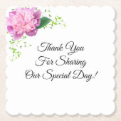 Onderzetters voor het ontvangen van bruiloften (Voorkant)