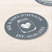 Onderzetters voor huwelijksfeesten (Gebogen)