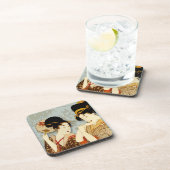 Onderzetters voor Japans kunstontwerp (Rechterzijde)