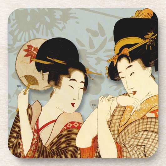 Onderzetters voor Japans kunstontwerp (Voorkant)