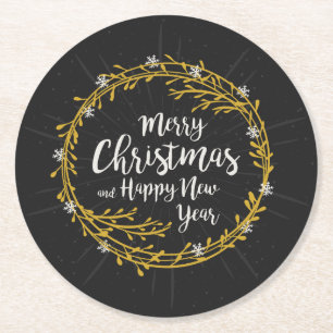 Onderzetters voor kerstcadeaupapier