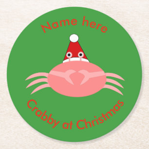 Onderzetters voor kerstcadeaupapier