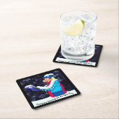 Onderzetters voor kerstkaartenhuisjes met kerstCar (Insitu)