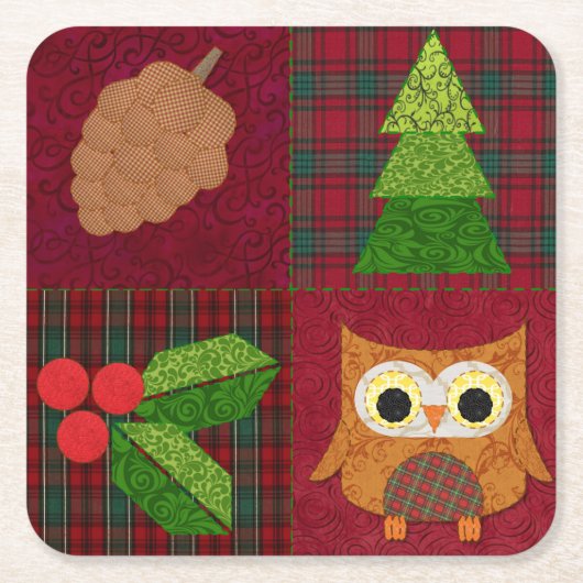 Onderzetters voor Kerstmis (Voorkant)