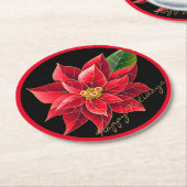 Onderzetters voor kerstmis Prettige feestdagen Poi (Gebogen)