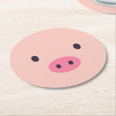 Onderzetters voor Mok van Cute Pig (Gebogen)