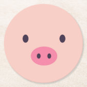 Onderzetters voor Mok van Cute Pig (Voorkant)