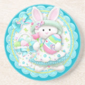 Onderzetters voor paasbunny Spring Party (Voorkant)