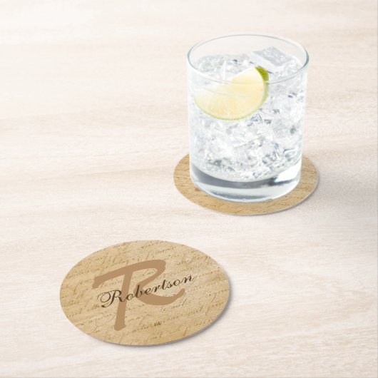 Onderzetters voor  papiermonogram (Insitu)