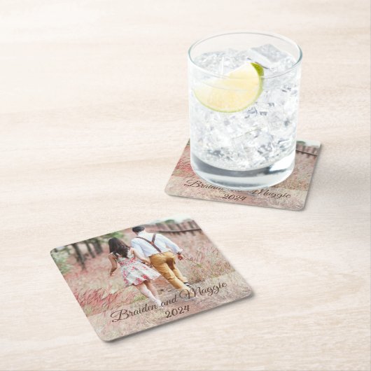 Onderzetters voor persoonlijke naam en fotopapier (Insitu)