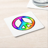 Onderzetters voor regenboogvrede (Schuin)