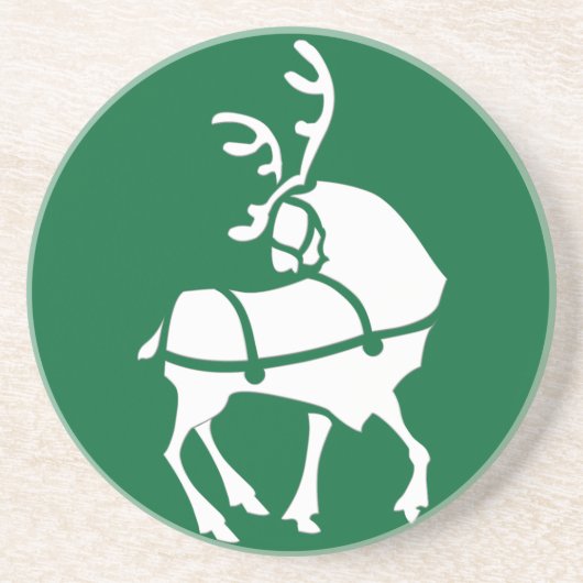 Onderzetters voor rendieren Aangepaste kerstOnderz (Voorkant)