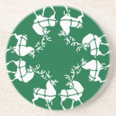 Onderzetters voor rendieren Aangepaste kerstOnderz (Voorkant)