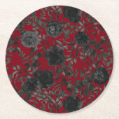 Onderzetters voor rode en zwarte Rozen (Voorkant)