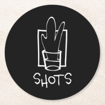 Onderzetters voor rondepapier