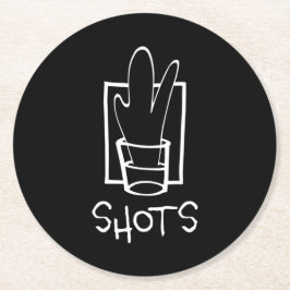 Onderzetters voor rondepapier