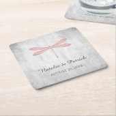 Onderzetters voor roze dragonfly Weddenschap (Schuin)
