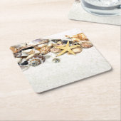 Onderzetters voor seashells-papier (Schuin)
