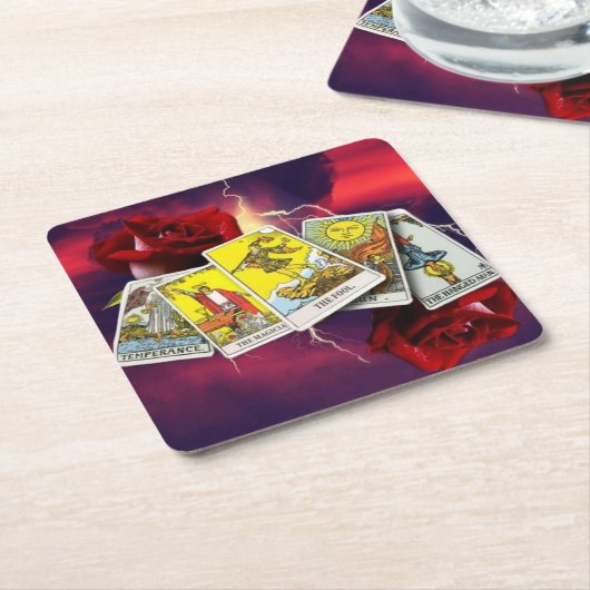 Onderzetters voor tarotkaarten (Schuin)