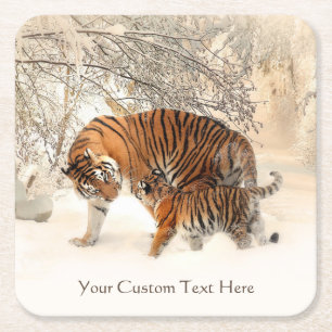 Onderzetters voor wintertigers