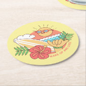 Onderzetters voor zomersurfer (Gebogen)