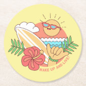 Onderzetters voor zomersurfer (Voorkant)