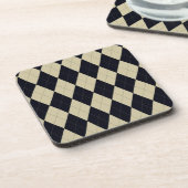 Onderzetters voor zwarte en Cream Argyle (Linkerzijde)