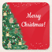 Onderzetters - Vrolijk kerstfeest (Voorkant)