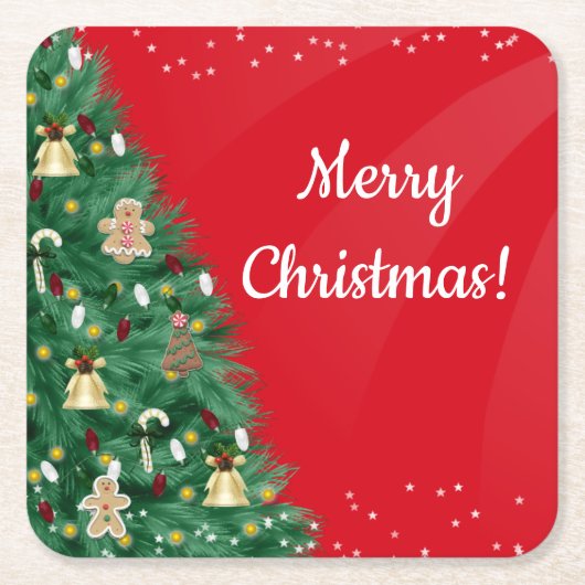 Onderzetters - Vrolijk kerstfeest (Voorkant)