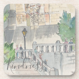 Onderzetters "Waterverf Frankrijk"