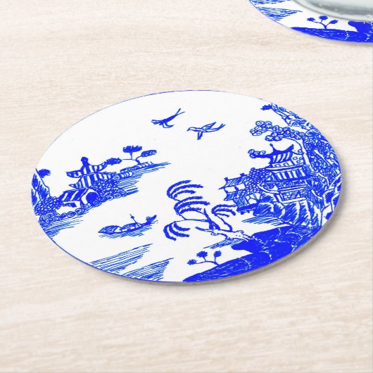 Onderzetters Willow Pattern (Gebogen)