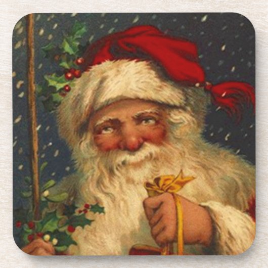 Onderzetters Woodland kerstkerstkerstkerstmis (Voorkant)
